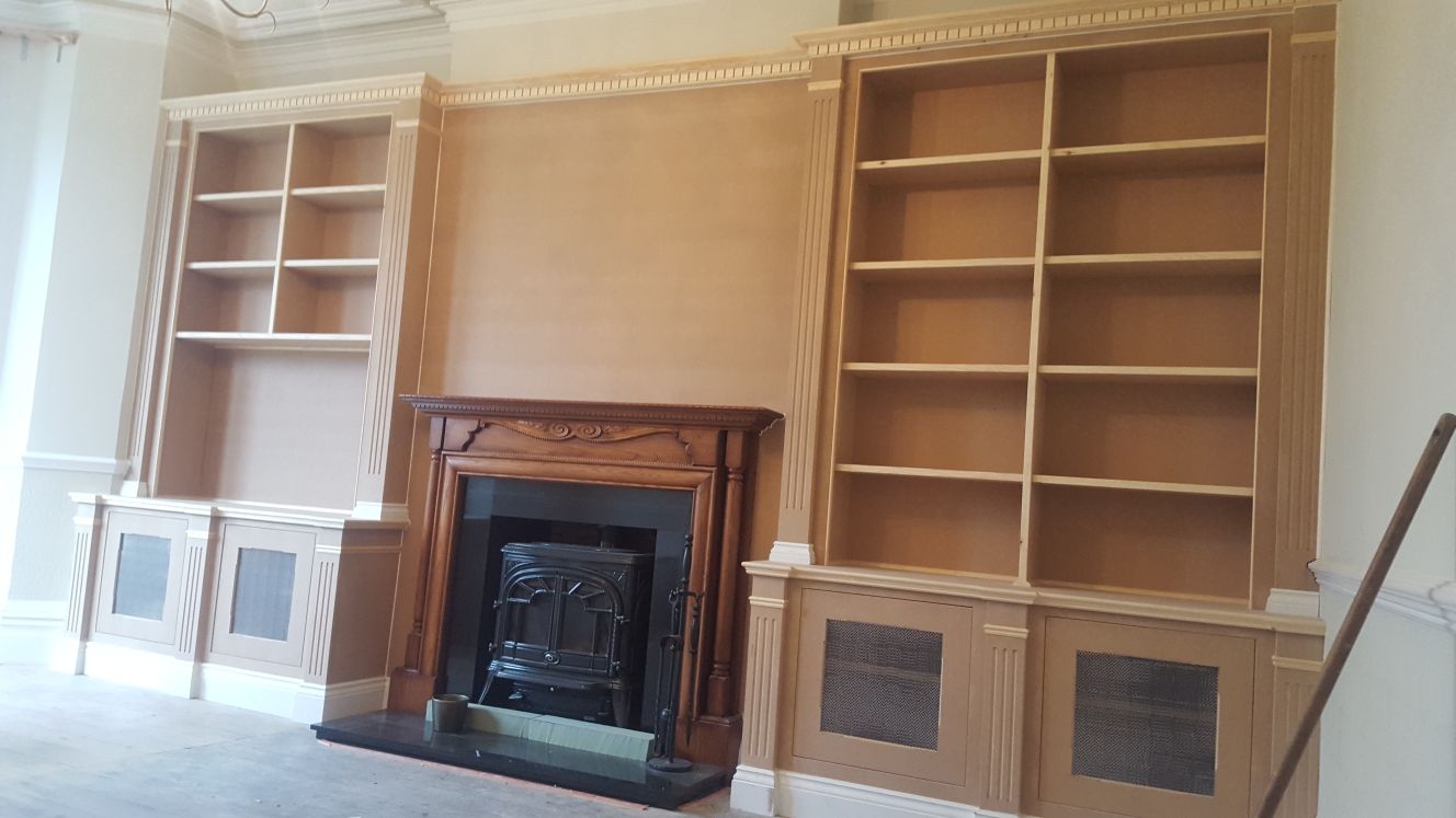 Alcove Cupboards & Shelving